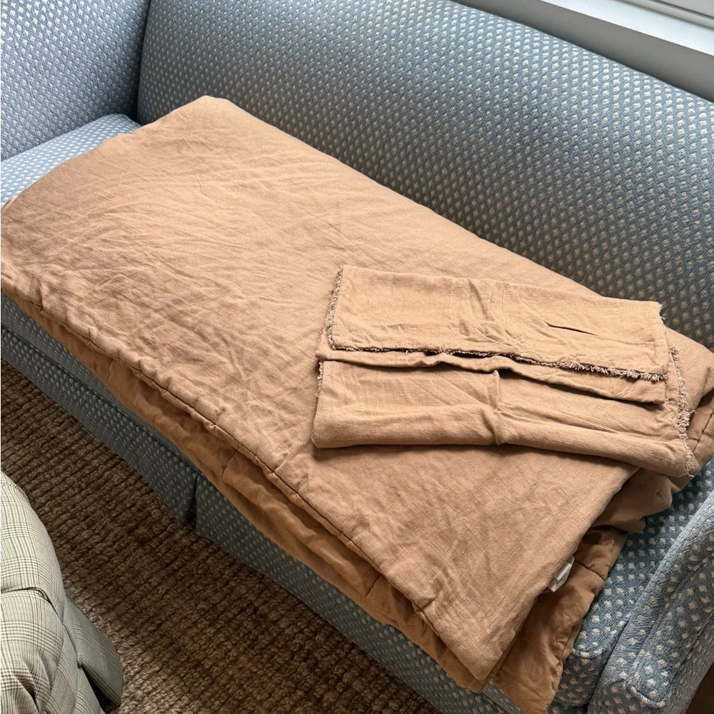 Casaluna Target Linen Blend Comforter & Sham Set KING